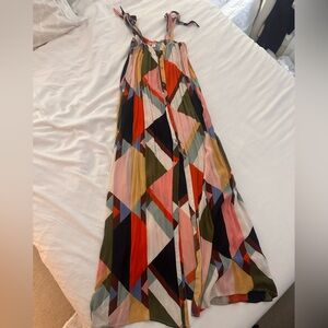 Billabong Multicolor Geometric Maxi Dress
